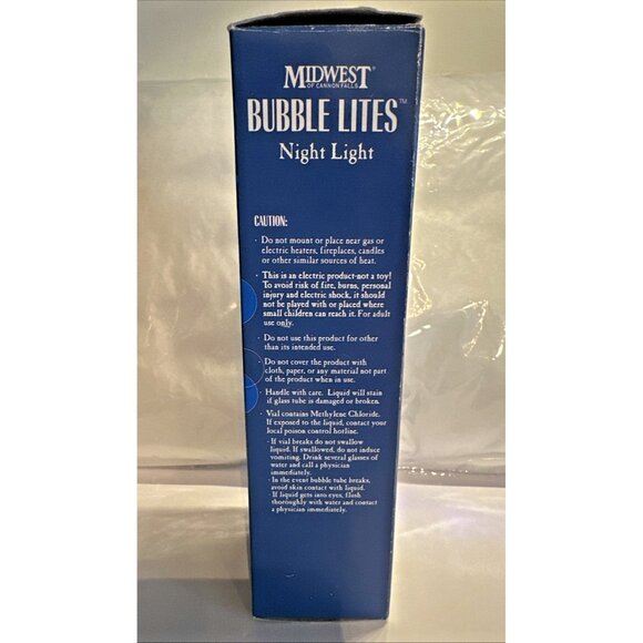 Rare Midwest Of Cannon Falls Christmas Snowman Bubble Lites Glitter Night Light - Picture 16 of 16